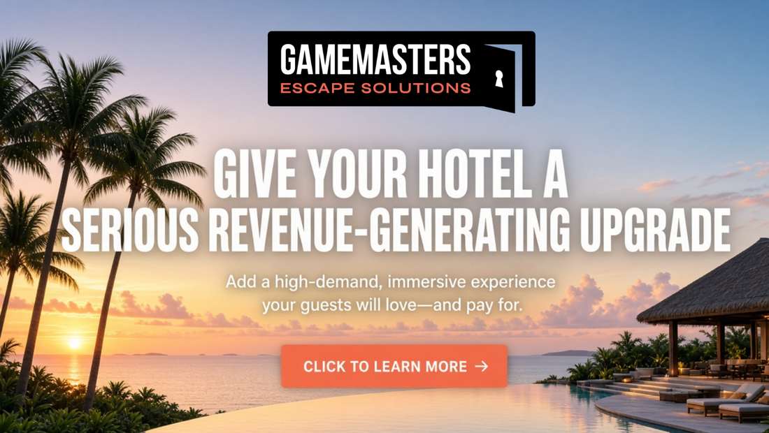 GameMasters Escape Solutions: Give your hotel a serious revenue-generating upgrade. Click to learn more.