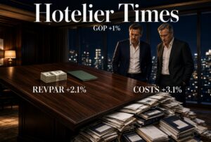 The 2.1 percent budget: RevPAR up 2.1 percent, costs up 3.1 percent, GOP up 1 percent