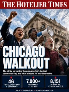 Chicago Walkout: 46 hotels without a contract, 7,000+ workers covered, 8,151 rooms at struck hotels