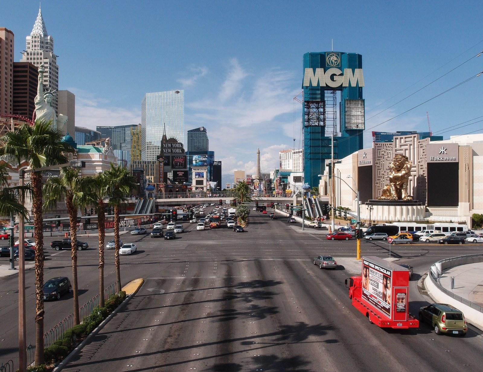 The Las Vegas Strip by day