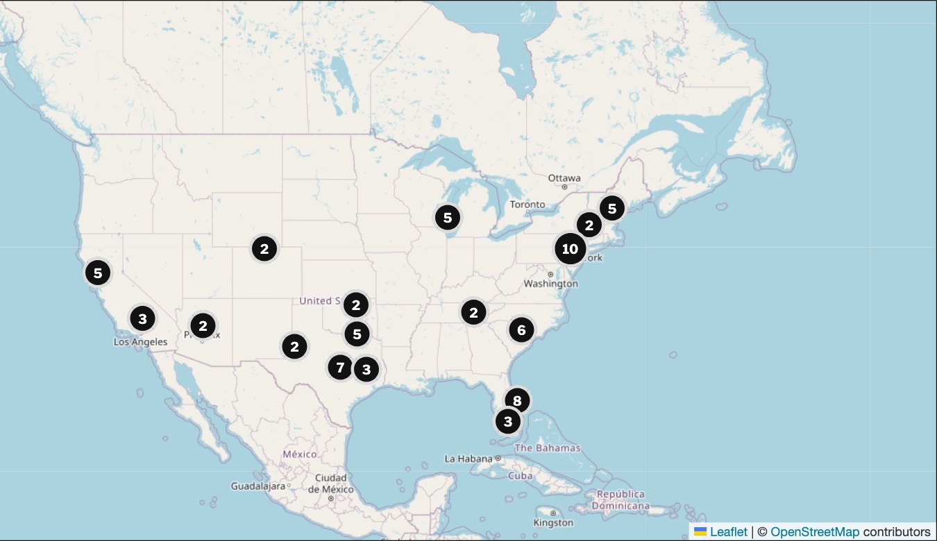 Map of 2026 U.S. hotel sales tracked by The Hotelier Times