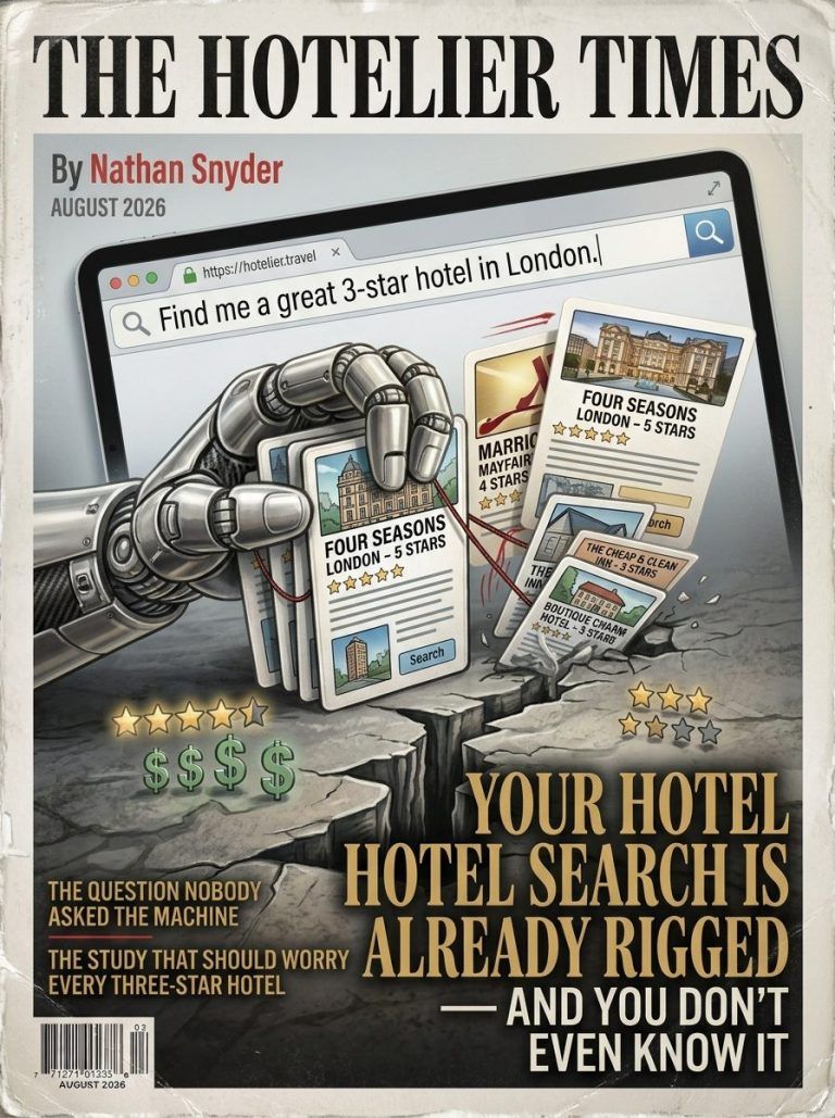 AI hotel search rankings