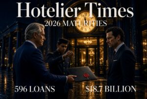 The Refi Clock: 596 hotel loans, $18.7 billion maturing in 2026